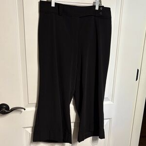 Worthington Elegant Black Wide Leg Pants